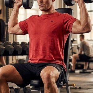 Classic Reebok Vector Logo T-Shirt - Red - Size Large